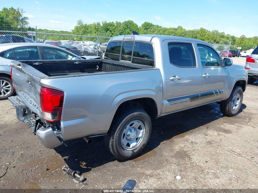 2021 Toyota Tacoma VIN 5TFCZ5ANXMX281103 IAAI salvage auction — FRONT & REAR, Salvage (Virginia), sold $15,200 on 2026-07-27 (photo 4)