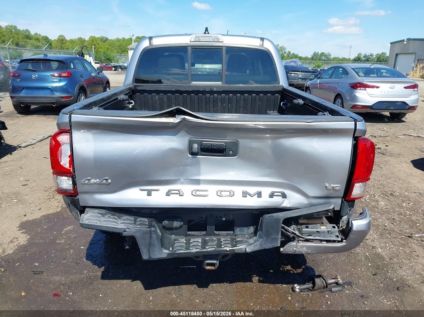 2021 Toyota Tacoma VIN 5TFCZ5ANXMX281103 IAAI salvage auction — FRONT & REAR, Salvage (Virginia), sold $15,200 on 2026-07-27 (photo 6)