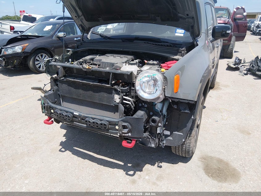2022 Jeep Renegade VIN ZACNJDC13NPN80597 IAAI salvage auction — FRONT END, Original (Texas), sold $5,700 on 2026-08-12 (photo 6)