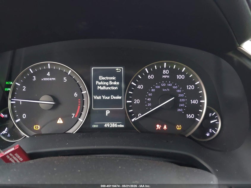 2019 Lexus Rx VIN 2T2ZZMCA6KC120494 IAAI salvage auction — LEFT SIDE, Salvage Title, sold $10,350 on 2026-07-30 (photo 7)