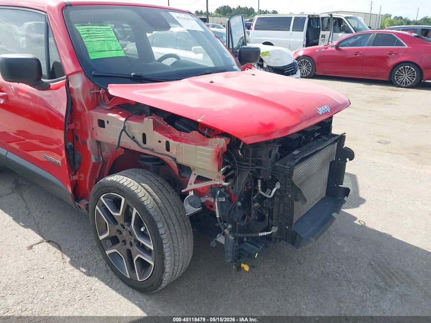2020 Jeep Renegade VIN ZACNJAAB4LPL72476 IAAI salvage auction — FRONT END, Original (Texas), sold $3,600 on 2026-07-15 (photo 6)