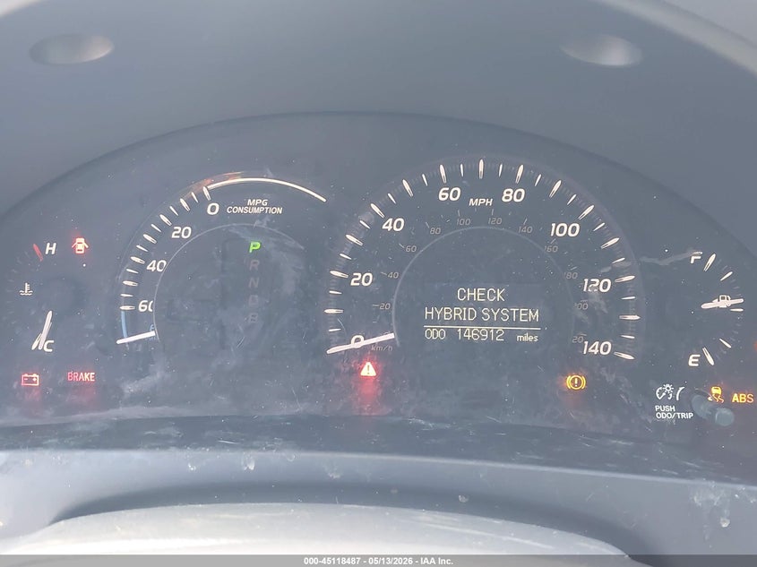 2007 Toyota Camry hybrid VIN JTNBB46K073029490 IAAI salvage auction — NORMAL WEAR, Clear - Dealer Only (California), sold $1,000 on 2026-07-29 (photo 7)