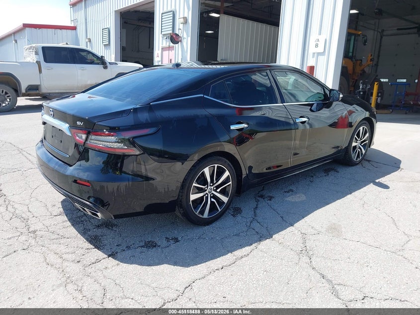 2021 Nissan Maxima VIN 1N4AA6CV9MC514693 IAAI salvage auction — FRONT & REAR, Sf97 (Kansas), sold $15,900 on 2026-07-09 (photo 4)