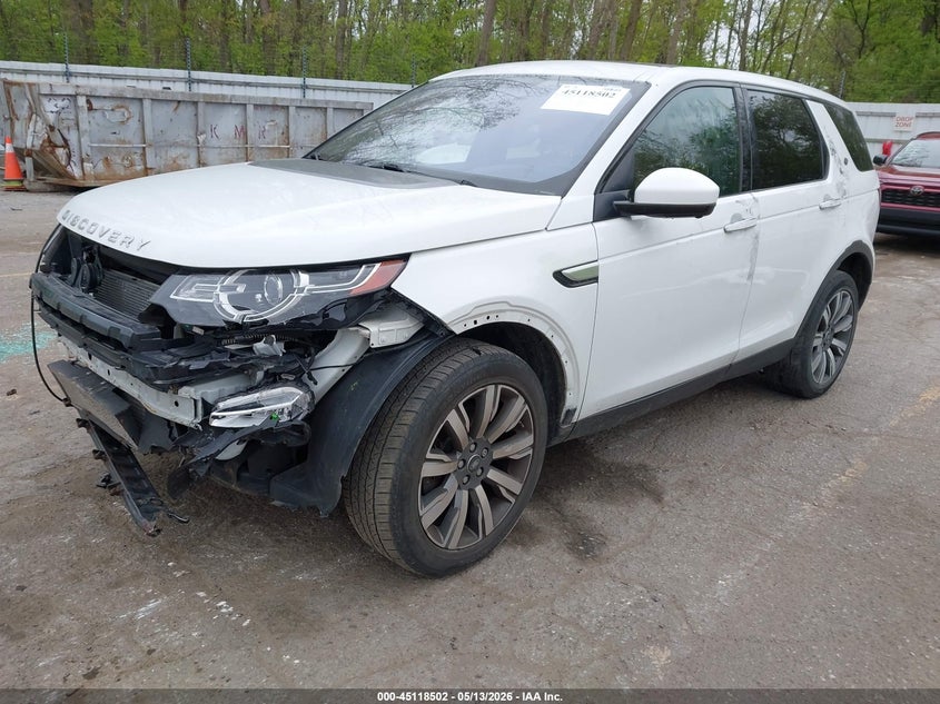 2017 Land rover Discovery sport VIN SALCT2BG9HH659002 IAAI salvage auction — FRONT END, Salvage (Michigan), sold $1,400 on 2026-07-13 (photo 2)