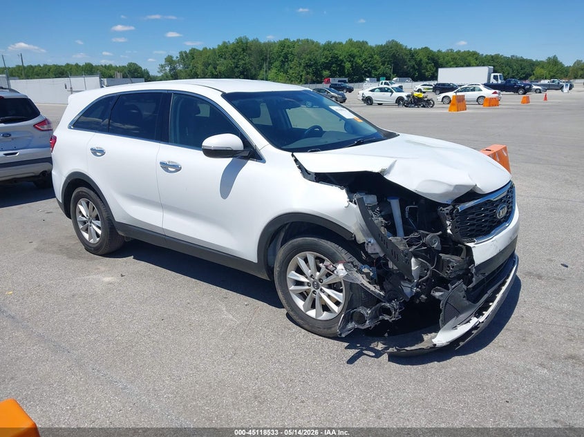 2019 Kia Sorento VIN 5XYPG4A59KG494948 IAAI salvage auction — FRONT END, Salvage (Indiana), sold $2,650 on 2026-07-09 (photo 1)