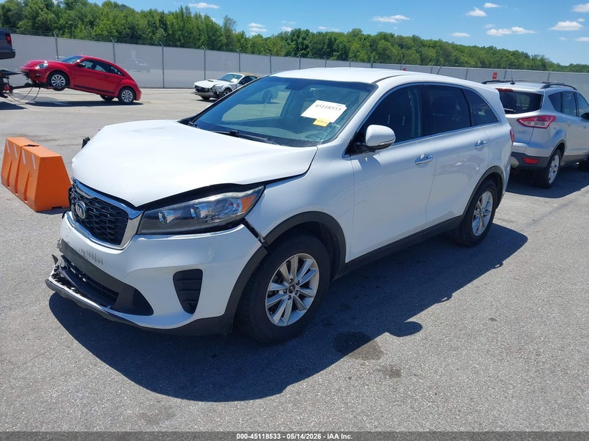 2019 Kia Sorento VIN 5XYPG4A59KG494948 IAAI salvage auction — FRONT END, Salvage (Indiana), sold $2,650 on 2026-07-09 (photo 2)