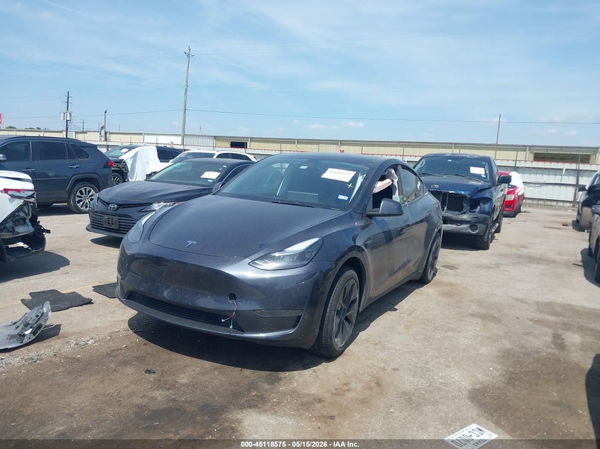 2025 Tesla Model y VIN 7SAYGDED5SA347359 IAAI salvage auction — REAR END, Original (Texas), sold $12,750 on 2026-07-30 (photo 2)