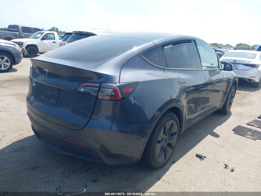 2025 Tesla Model y VIN 7SAYGDED5SA347359 IAAI salvage auction — REAR END, Original (Texas), sold $12,750 on 2026-07-30 (photo 4)