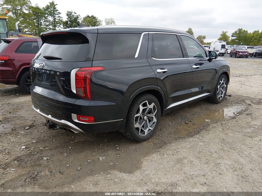 2021 Hyundai Palisade VIN KM8R7DHE5MU280034 IAAI salvage auction — FRONT END, Salvage (West Virginia), sold $9,950 on 2026-07-08 (photo 4)