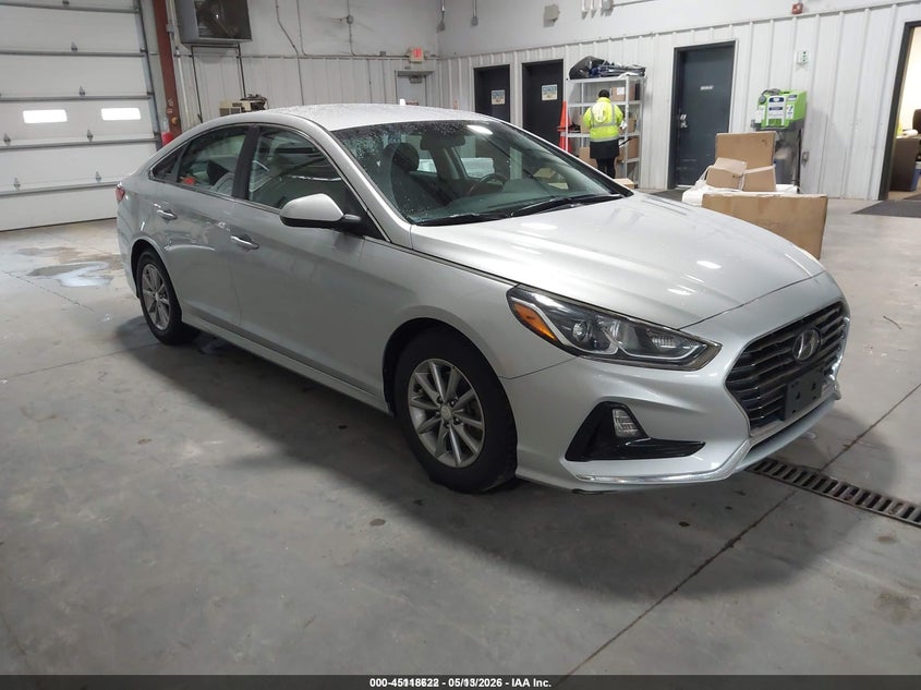 2019 Hyundai Sonata VIN 5NPE24AA7KH775139 IAAI salvage auction — FRONT & REAR, SF97 (Kansas), sold $10,350 on 2026-07-09 (photo 1)