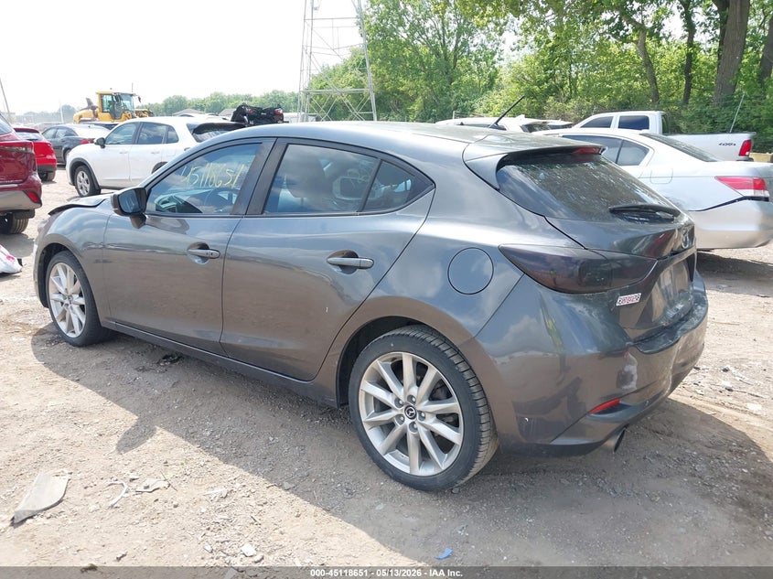 2017 Mazda 3 VIN JM1BN1L38H1126327 IAAI salvage auction — FRONT & REAR, Clear (Indiana), sold $1,900 on 2026-07-15 (photo 3)