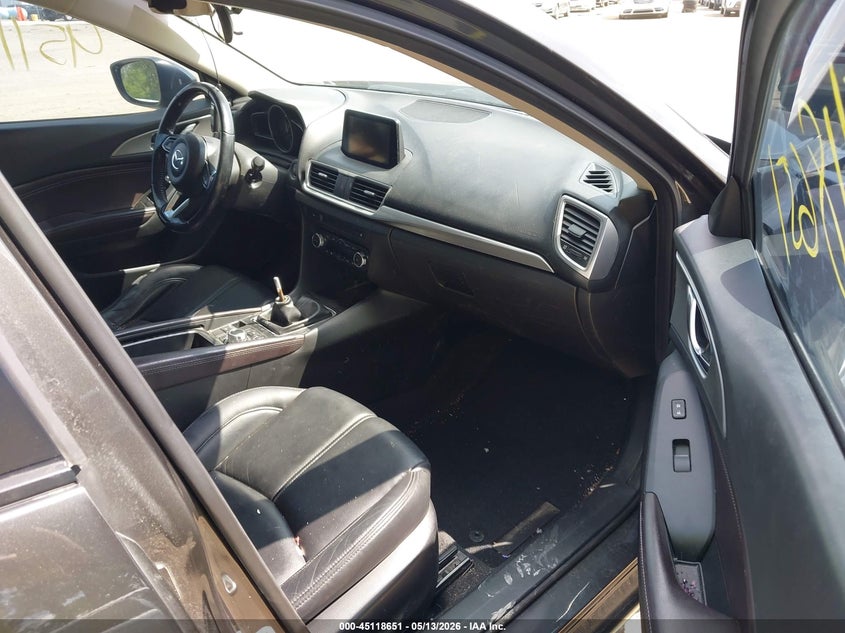 2017 Mazda 3 VIN JM1BN1L38H1126327 IAAI salvage auction — FRONT & REAR, Clear (Indiana), sold $1,900 on 2026-07-15 (photo 5)