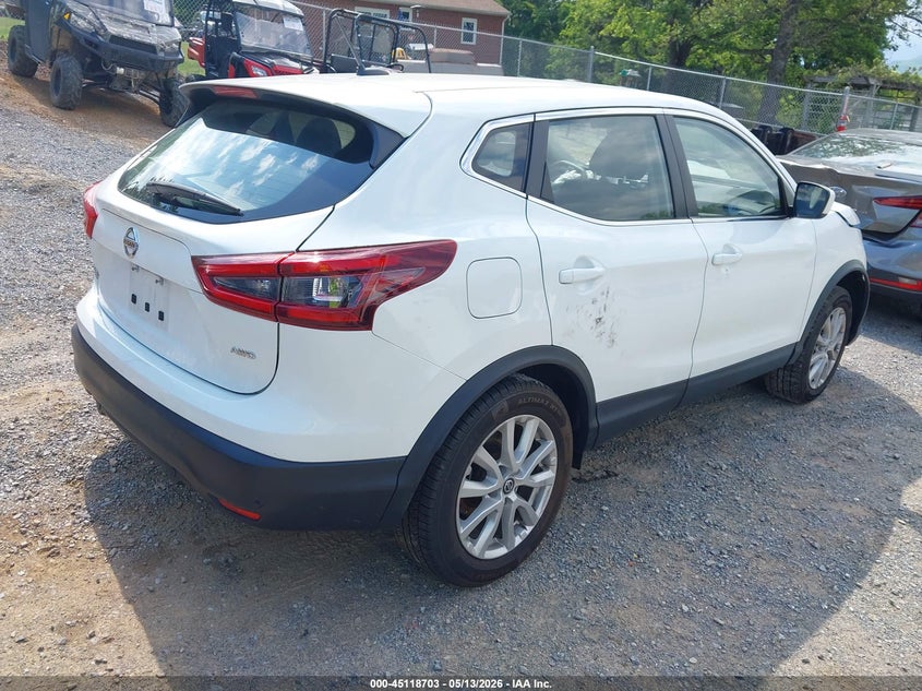 2021 Nissan Rogue VIN JN1BJ1AW8MW421467 IAAI salvage auction — FRONT END, Salvage (Virginia), sold $1,600 on 2026-07-07 (photo 4)