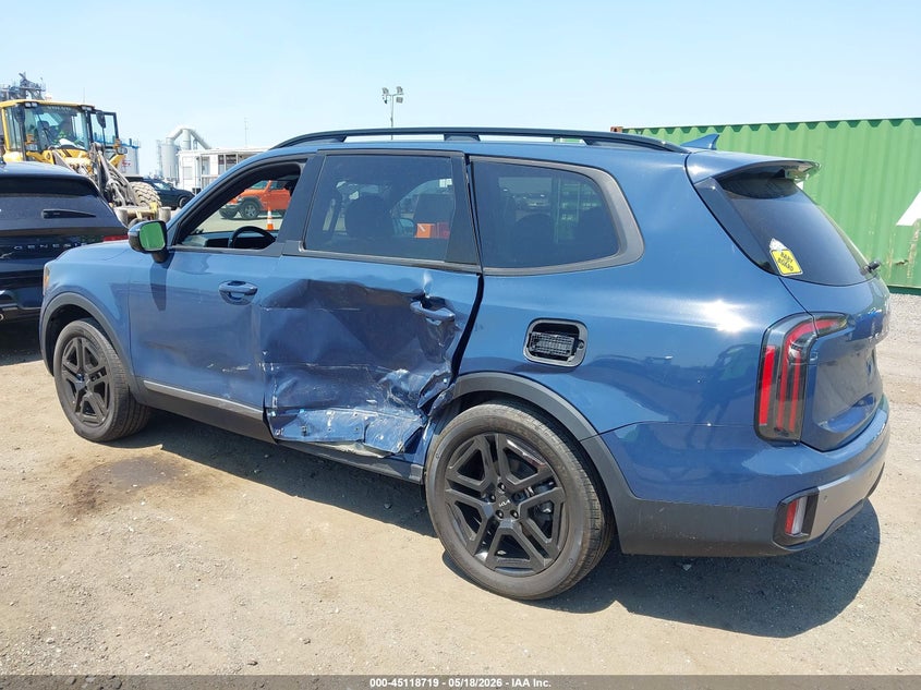 2023 Kia Telluride VIN 5XYP5DGC2PG348832 IAAI salvage auction — LEFT SIDE, Mv-907A (New York), sold $12,800 on 2026-07-07 (photo 6)