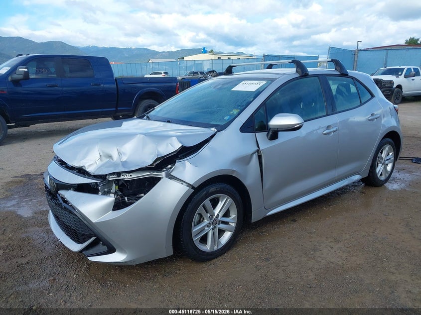 2021 Toyota Corolla VIN JTND4MBE2M3109596 IAAI salvage auction — LEFT FRONT, Salvage (Illinois), sold $5,200 on 2026-07-08 (photo 2)