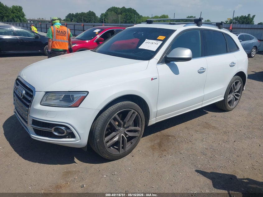 2015 Audi Sq5 VIN WA1CGAFP1FA036764 IAAI salvage auction — ROOF, Salvage (Arkansas), sold $6,300 on 2026-07-29 (photo 2)