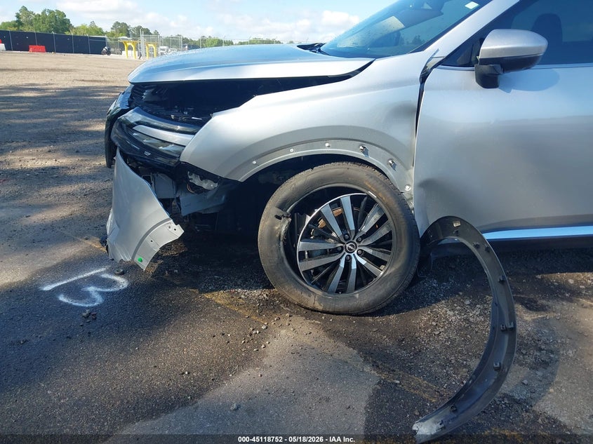 2025 Nissan Pathfinder VIN 5N1DR3DG1SC244284 IAAI salvage auction — FRONT END, Salvage (South Carolina), sold $11,875 on 2026-07-29 (photo 6)