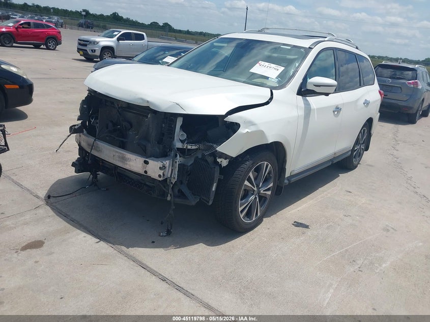 2020 Nissan Pathfinder VIN 5N1DR2DN4LC645418 IAAI salvage auction — FRONT END, Salvage (Texas), sold $2,000 on 2026-07-10 (photo 2)