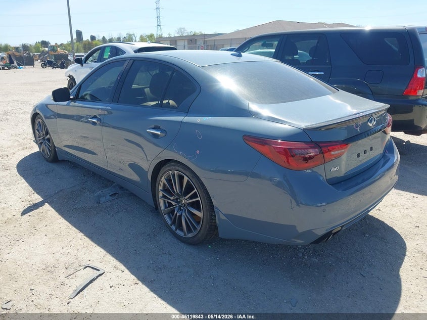 2021 Infiniti Q50 VIN JN1FV7DR4MM880117 IAAI salvage auction — ROOF, Salvage (Wisconsin), sold $11,900 on 2026-07-14 (photo 3)