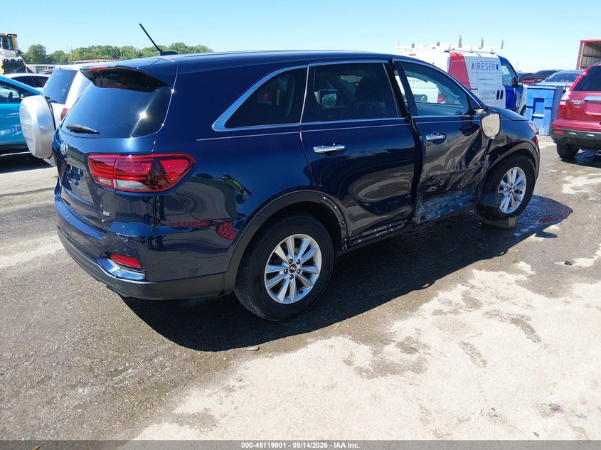 2019 Kia Sorento VIN 5XYPG4A37KG498303 IAAI salvage auction — RIGHT SIDE, Salvage (Missouri), sold $2,700 on 2026-07-07 (photo 4)