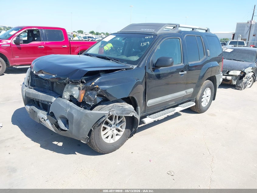 2014 Nissan Xterra VIN 5N1AN0NU7EN809356 IAAI salvage auction — FRONT END, Salvage (Texas), sold $1,500 on 2026-07-09 (photo 2)