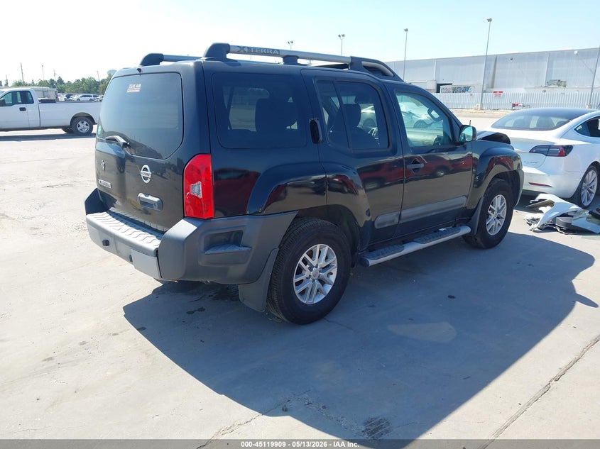 2014 Nissan Xterra VIN 5N1AN0NU7EN809356 IAAI salvage auction — FRONT END, Salvage (Texas), sold $1,500 on 2026-07-09 (photo 4)