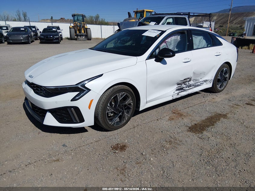 2025 Kia K5 VIN KNAG64J77S5314263 IAAI salvage auction — SIDE, Salvage (Colorado), sold $8,200 on 2026-08-01 (photo 2)