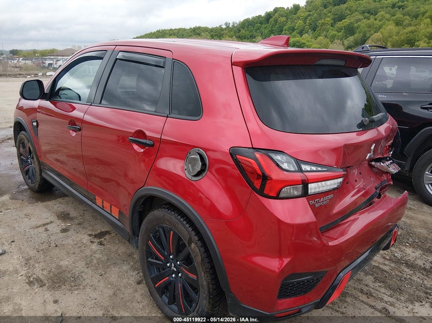 2021 Mitsubishi Outlander VIN JA4ARUAU0MU012614 IAAI salvage auction — REAR END, Salvage (West Virginia), sold $5,025 on 2026-07-16 (photo 3)