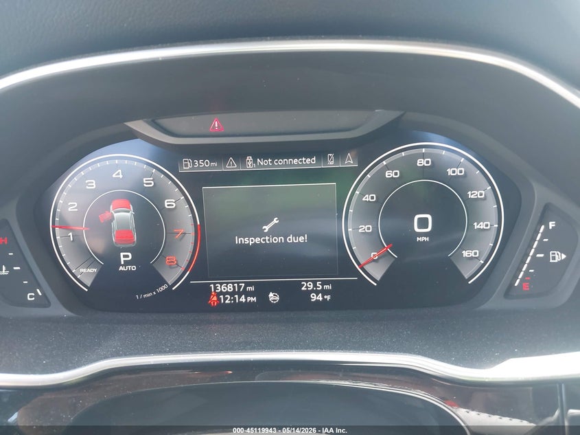 2020 Audi Q3 VIN WA1EECF31L1047332 IAAI salvage auction — FRONT END, Original (Texas), sold $6,000 on 2026-07-22 (photo 7)
