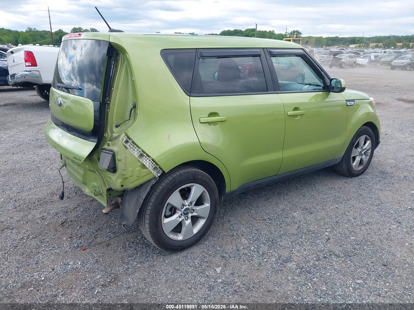 2018 Kia Soul VIN KNDJN2A2XJ7894728 IAAI salvage auction — REAR END, Salvage - Greater Than 75% (Maryland), sold $1,500 on 2026-07-24 (photo 4)
