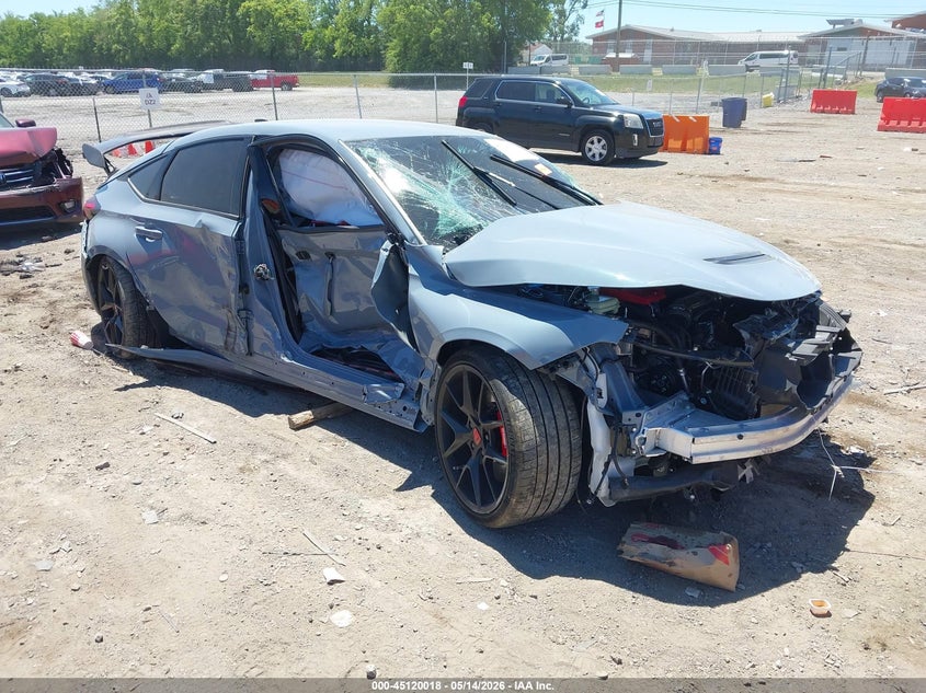 2025 Honda Civic type r VIN JHMFL5G47SX007186 IAAI salvage auction — RIGHT SIDE, Salvage (Tennessee), sold $5,200 on 2026-07-16 (photo 1)