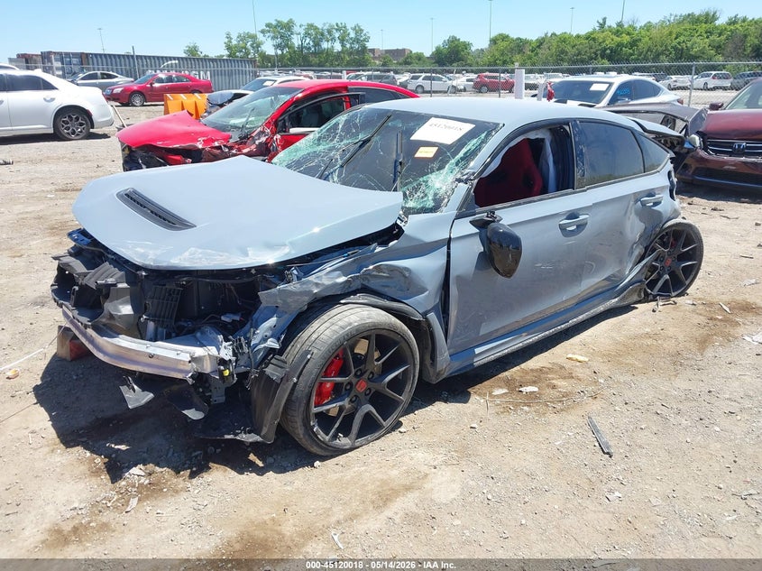 2025 Honda Civic type r VIN JHMFL5G47SX007186 IAAI salvage auction — RIGHT SIDE, Salvage (Tennessee), sold $5,200 on 2026-07-16 (photo 2)