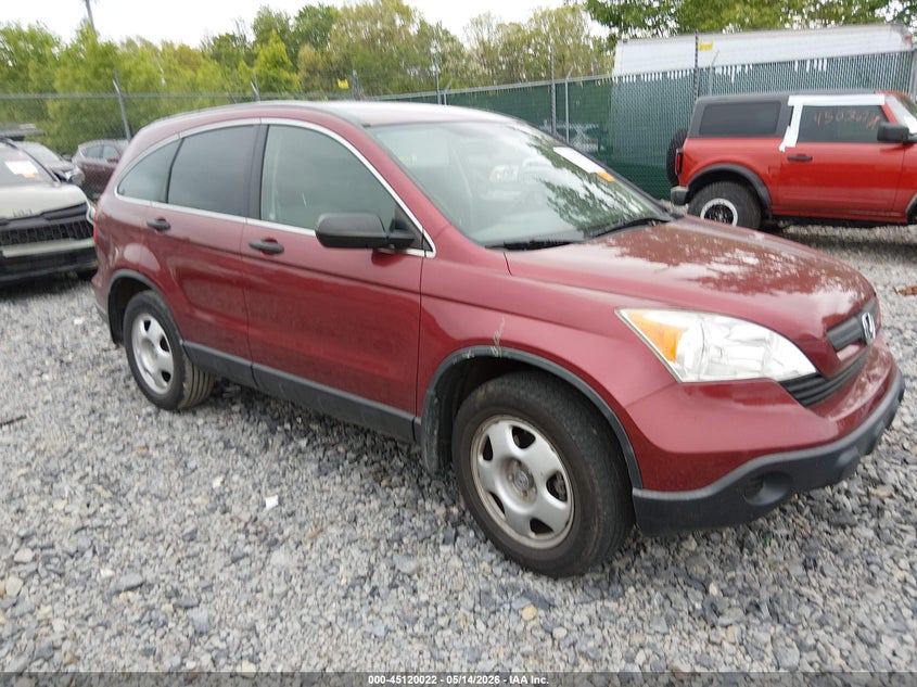 2007 Honda Cr-v VIN JHLRE38337C059158 IAAI salvage auction — LEFT REAR, Salvage (West Virginia), sold $1,700 on 2026-07-15 (photo 1)