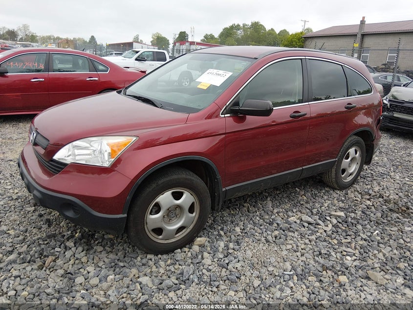 2007 Honda Cr-v VIN JHLRE38337C059158 IAAI salvage auction — LEFT REAR, Salvage (West Virginia), sold $1,700 on 2026-07-15 (photo 2)