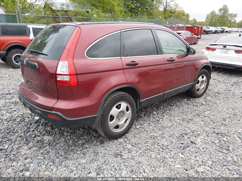 2007 Honda Cr-v VIN JHLRE38337C059158 IAAI salvage auction — LEFT REAR, Salvage (West Virginia), sold $1,700 on 2026-07-15 (photo 4)