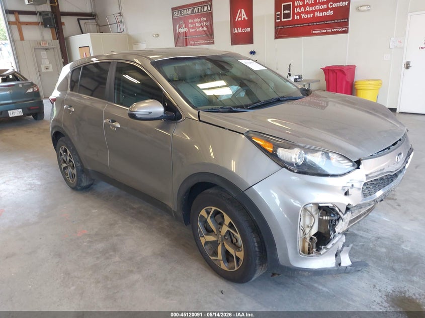 2021 Kia Sportage VIN KNDPM3AC4M7873891 IAAI salvage auction — FRONT END, Salvage (Louisiana), sold $250 on 2026-07-29 (photo 1)