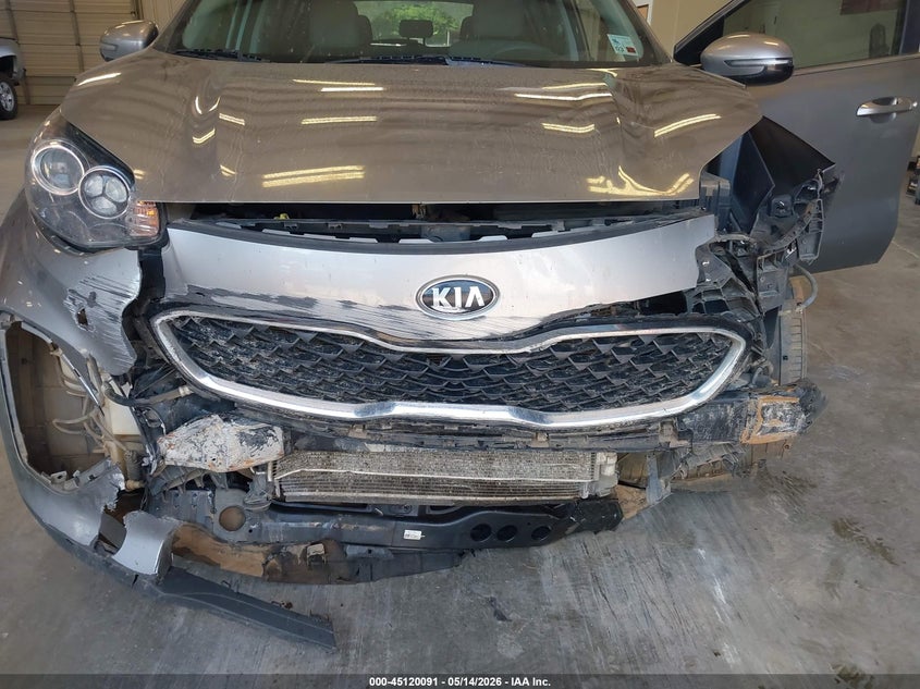 2021 Kia Sportage VIN KNDPM3AC4M7873891 IAAI salvage auction — FRONT END, Salvage (Louisiana), sold $250 on 2026-07-29 (photo 6)