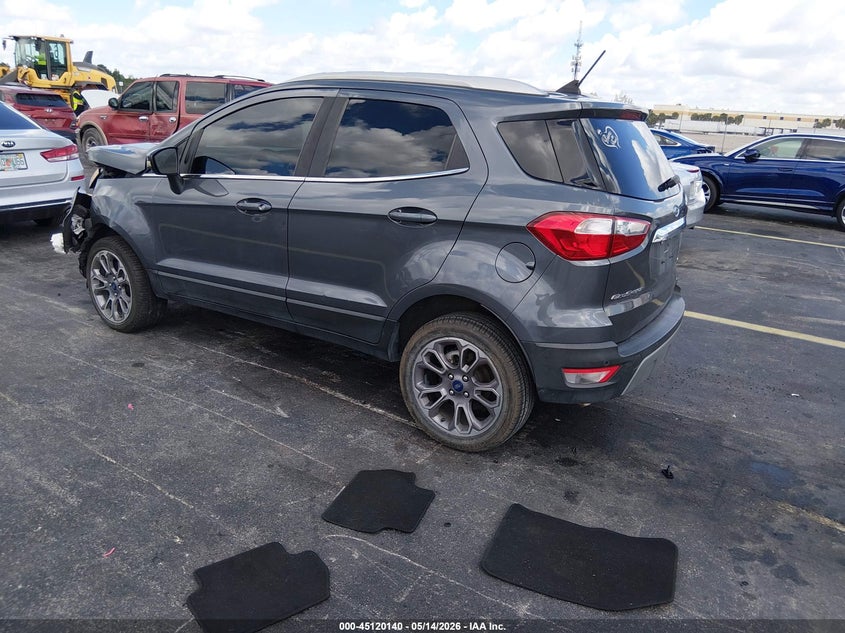 2020 Ford Ecosport VIN MAJ6S3KL9LC352824 IAAI salvage auction — LEFT FRONT, Certificate Of Destruction (Florida), sold $100 on 2026-07-30 (photo 3)