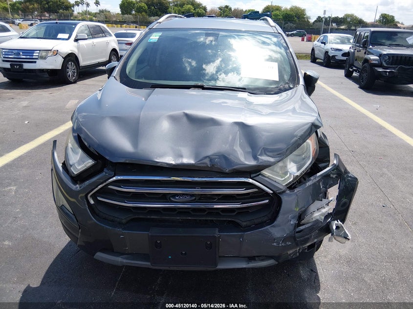 2020 Ford Ecosport VIN MAJ6S3KL9LC352824 IAAI salvage auction — LEFT FRONT, Certificate Of Destruction (Florida), sold $100 on 2026-07-30 (photo 6)