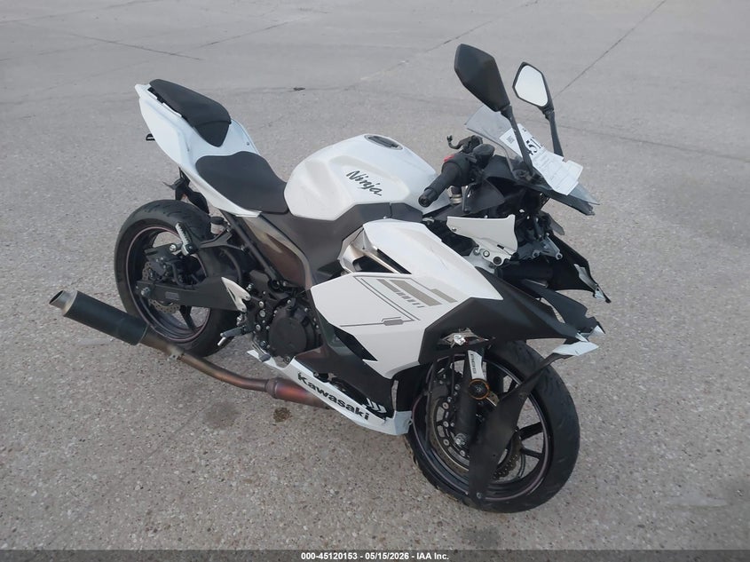 2023 Kawasaki Ex VIN JKAEXKG17PDAK9927 IAAI salvage auction — FRONT END, Salvage (Texas), sold $475 on 2026-07-07 (photo 1)