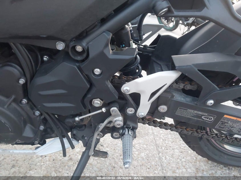 2023 Kawasaki Ex VIN JKAEXKG17PDAK9927 IAAI salvage auction — FRONT END, Salvage (Texas), sold $475 on 2026-07-07 (photo 9)