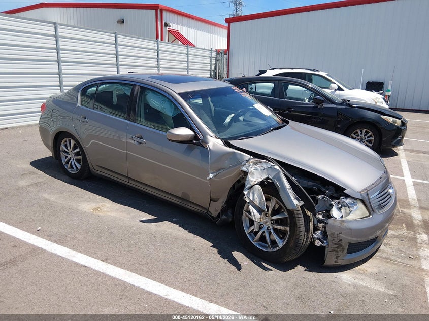 2009 Infiniti G VIN JNKCV61E49M013477 IAAI salvage auction — RIGHT FRONT, Clear (Tennessee), sold $775 on 2026-07-07 (photo 1)
