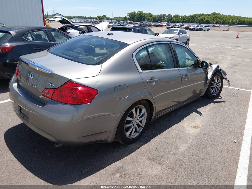 2009 Infiniti G VIN JNKCV61E49M013477 IAAI salvage auction — RIGHT FRONT, Clear (Tennessee), sold $775 on 2026-07-07 (photo 4)