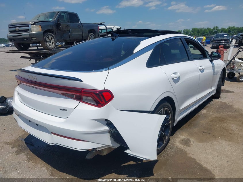 2023 Kia K5 VIN 5XXG64J24PG174568 IAAI salvage auction — FRONT & REAR, Salvage (Louisiana), sold $6,250 on 2026-07-14 (photo 4)