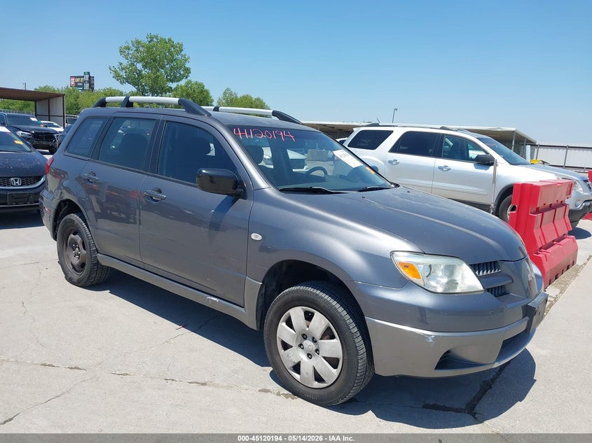 2005 Mitsubishi Outlander VIN JA4LX31F85U023632 IAAI salvage auction — REAR END, Original (Texas), sold $800 on 2026-07-16 (photo 1)