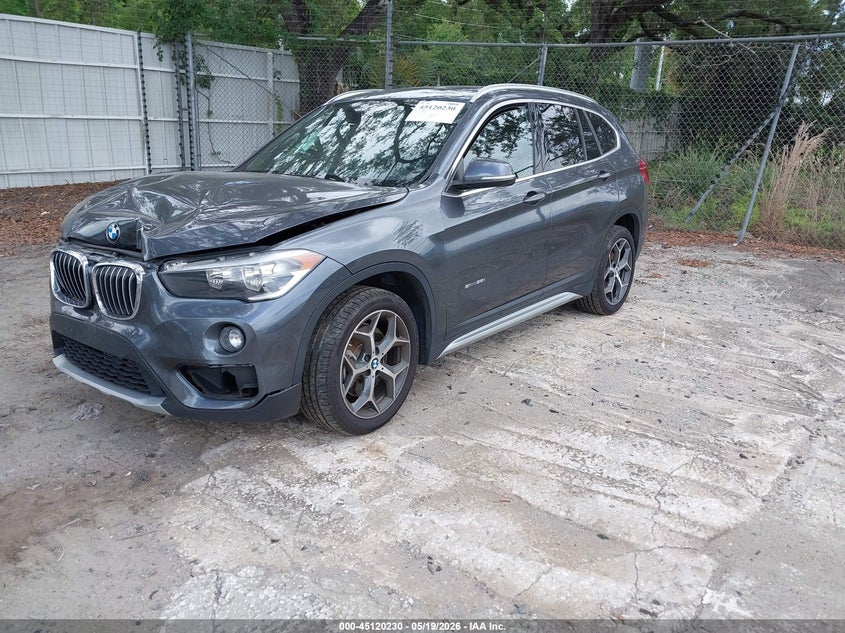 2018 BMW X1 VIN WBXHU7C34J5H40893 IAAI salvage auction — FRONT END, Rebuildable (Florida), sold $3,550 on 2026-07-15 (photo 2)