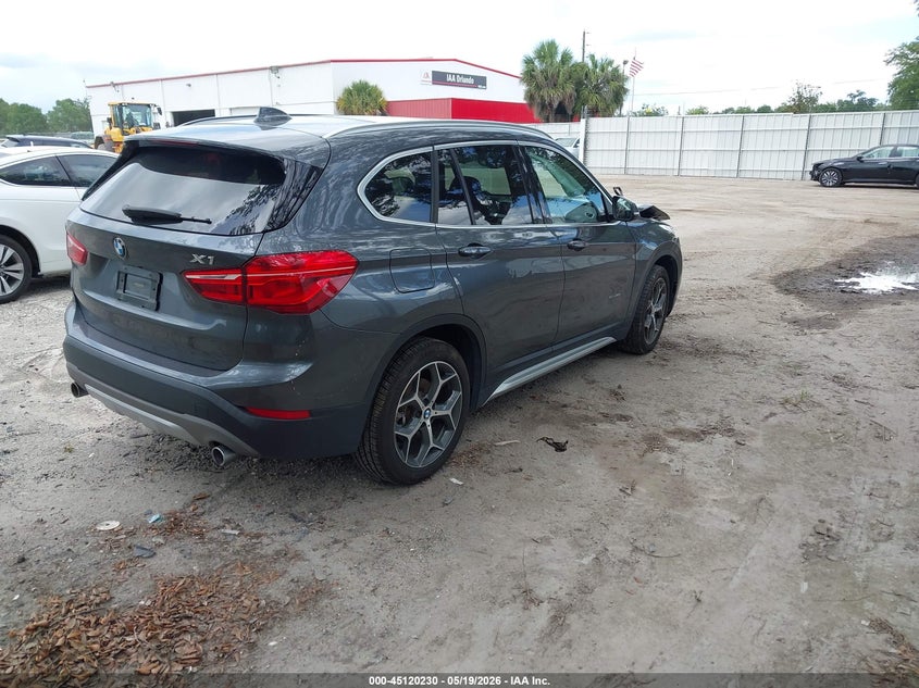 2018 BMW X1 VIN WBXHU7C34J5H40893 IAAI salvage auction — FRONT END, Rebuildable (Florida), sold $3,550 on 2026-07-15 (photo 4)