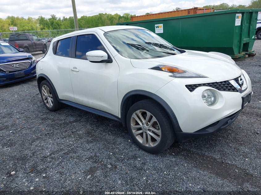 2017 Nissan Juke VIN JN8AF5MV7HT752900 IAAI salvage auction — REAR END, Salvage - Greater Than 75% (Maryland), sold $1,500 on 2026-07-27 (photo 1)