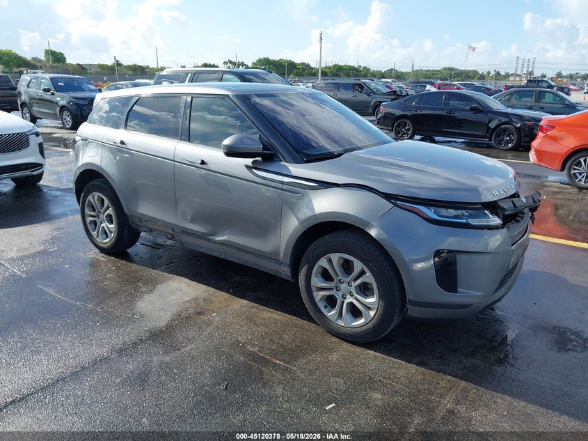 2020 Land rover Range rover evoque VIN SALZJ2FXXLH081043 IAAI salvage auction — LEFT FRONT, Rebuildable (Florida), sold $25 on 2026-07-30 (photo 1)