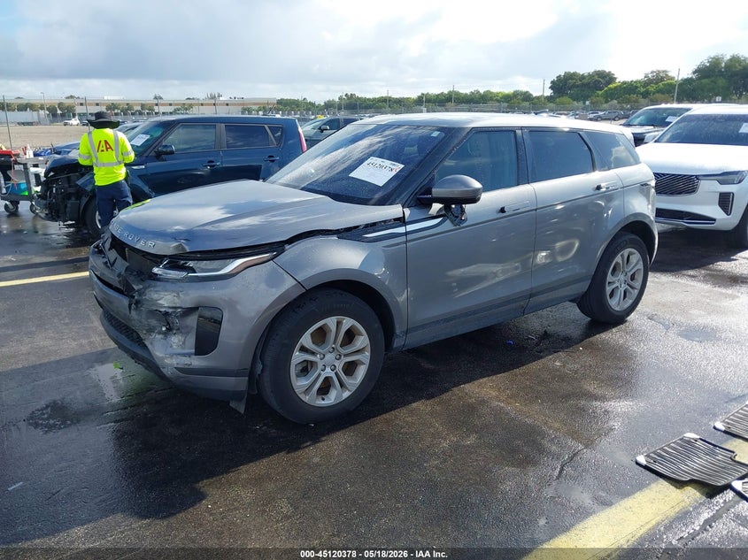 2020 Land rover Range rover evoque VIN SALZJ2FXXLH081043 IAAI salvage auction — LEFT FRONT, Rebuildable (Florida), sold $25 on 2026-07-30 (photo 2)